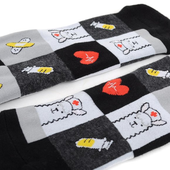 Health Care Heroes Nurse Llama Novelty Socks L/XL - Picture 7 of 10